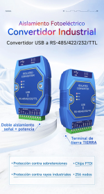 Convertidor aislado USB a RS485/RS422/RS232/TTL - Imagen 2