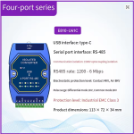 Convertidor serial USB a 4xRS485 - Imagen 2